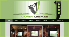 Desktop Screenshot of ciofanicinemas.com